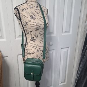 Quality Green Genuine Leather Crossbody Bag